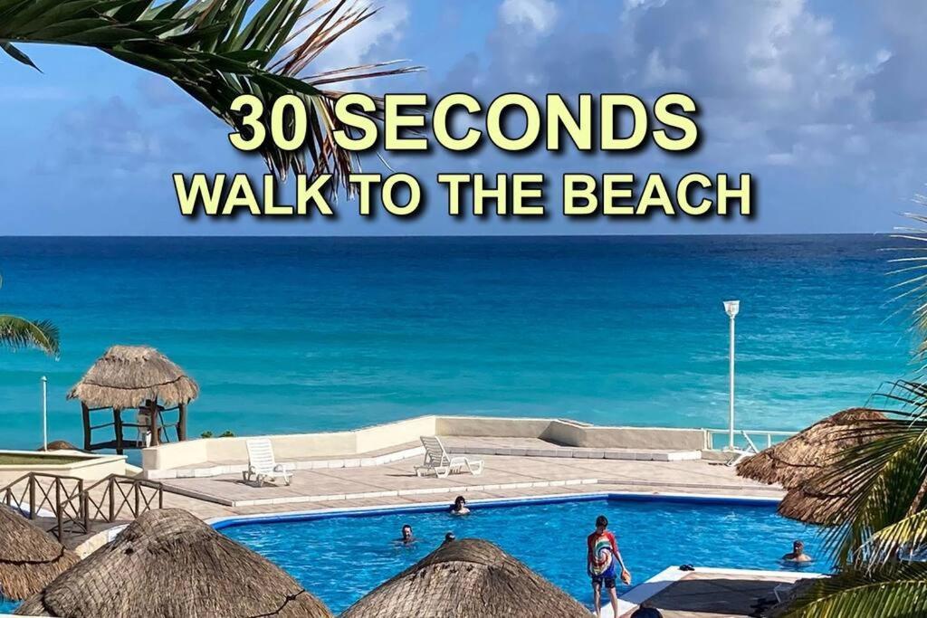 Cancun Oceanfront, Entire Apartment ภายนอก รูปภาพ